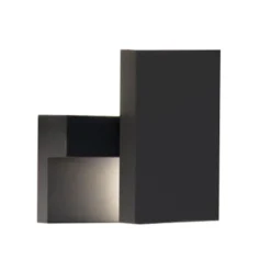 LED-Außen-Wandlampe E199, grafit, Schirm drehbar