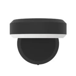 LED-Außenwandlampe Fornaci, schwarz, Breite 16 cm, Metall