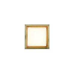 LED-Außenwandlampe Ice Cubic 3404, messing natur