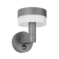LED-Außenwandlampe Mackenzie Sensor anthrazit, Alu-Druckguss