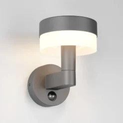 LED-Außenwandlampe Mackenzie Sensor anthrazit, Alu-Druckguss