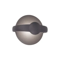 LED-Außenwandlampe Mayorka, dunkelgrau, Breite 22 cm, IP65