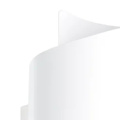 LED-Außenwandlampe Montarello, weiß, Höhe 27 cm, Metall