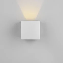 LED-Außenwandlampe Talent, titanfarben, Breite 10 cm, Sensor