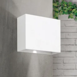 LED-Außenwandleuchte Akzent, weiß