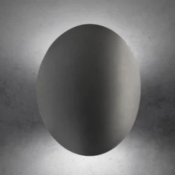 LED-Außenwandleuchte Alba, grau, Aluminium, IP65, 3.000 K