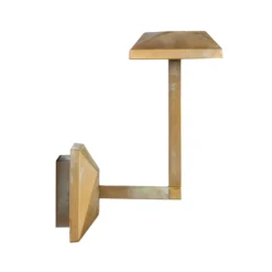 LED-Außenwandleuchte Aura Edge, Höhe 24 cm, messing antik
