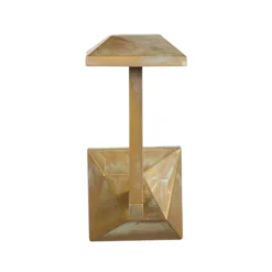 LED-Außenwandleuchte Aura Edge, Höhe 24 cm, messing antik