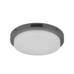 LED-Außenwandleuchte Bermejo, rund, Sensor, CCT, anthrazit