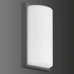 LED-Außenwandleuchte 039, Bewegungsmelder, graphit