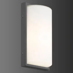 LED-Außenwandleuchte 039, Bewegungsmelder, graphit