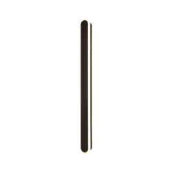 LED-Außenwandleuchte Bordo Oval Höhe 90 cm schwarz Aluminium