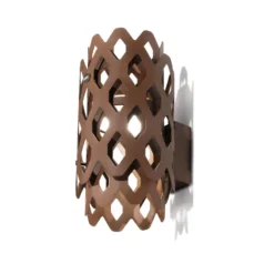 LED-Außenwandleuchte Charlotte, corten, Höhe 28 cm, IP65
