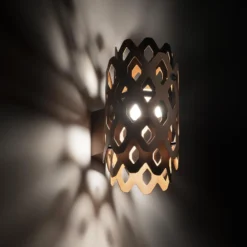 LED-Außenwandleuchte Charlotte, corten, Höhe 28 cm, IP65