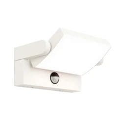LED-Außenwandleuchte Ginger mit Sensor, weiß, IP54