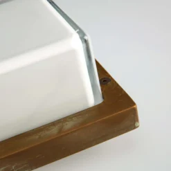 LED-Außenwandleuchte Ice Cubic 3403, messing antik