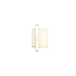 LED-Außenwandleuchte Ice Cubic 3403, messing natur