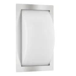 LED-Außenwandleuchte Ivett, Edelstahl, Sensor