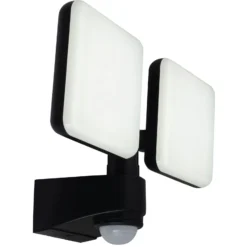 LED-Außenwandleuchte Jaro, Sensor, zweiflammig