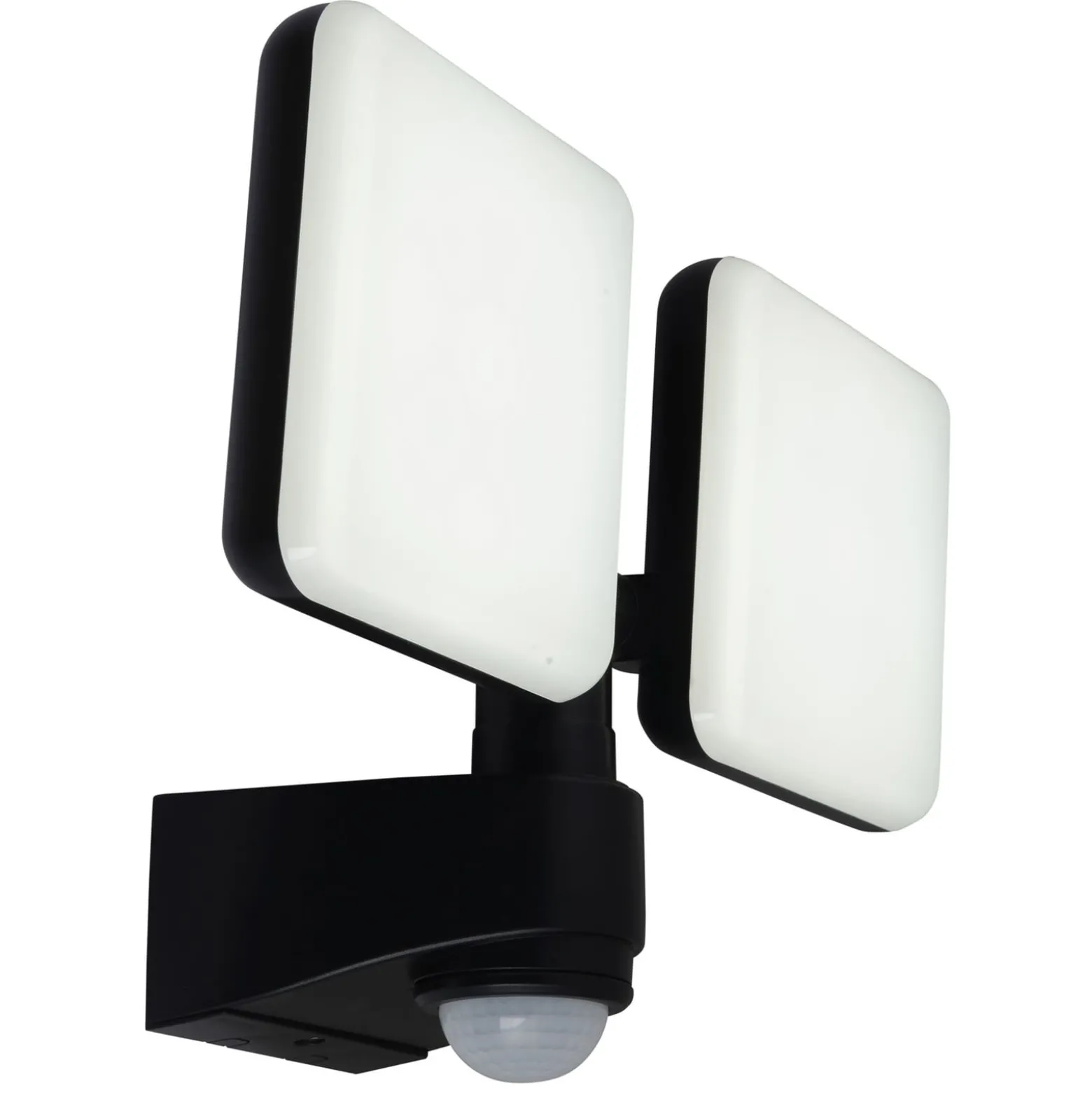LED-Außenwandleuchte Jaro, Sensor, zweiflammig