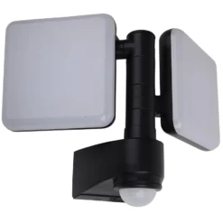 LED-Außenwandleuchte Jaro, Sensor, zweiflammig