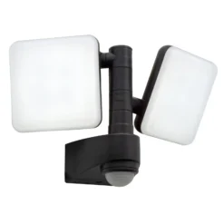 LED-Außenwandleuchte Jaro, Sensor, zweiflammig
