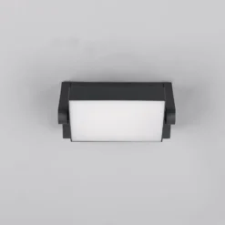 LED-Außenwandleuchte KANSAS, anthrazit, Breite 20 cm, IP54