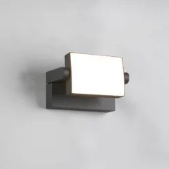 LED-Außenwandleuchte KANSAS, anthrazit, Breite 20 cm, IP54