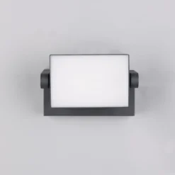 LED-Außenwandleuchte KANSAS, anthrazit, Breite 20 cm, IP54