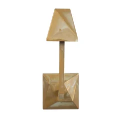 LED-Außenwandleuchte Silva Edge, Höhe 30,5 cm, messing antik