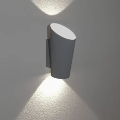 LED-Außenwandleuchte Vista, dunkelgrau