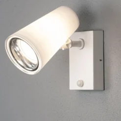 LED-Außenwandstrahler Fano mit Bewegungsmelder