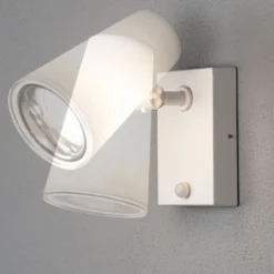 LED-Außenwandstrahler Fano mit Bewegungsmelder