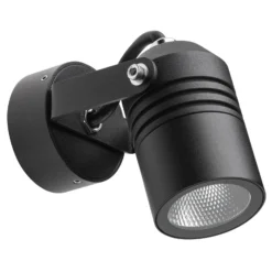 LED-Außenwandstrahler 5019, schwarz, IP54