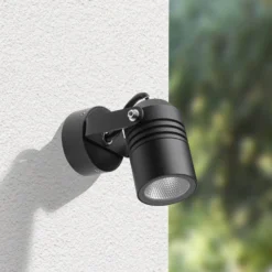 LED-Außenwandstrahler 5019, schwarz, IP54