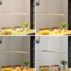 LED-Balkenpendelleuchte Tymon, schmal, ausziehbar