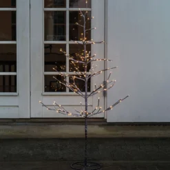 LED-Baum Alex im verschneiten Look, Höhe 120 cm