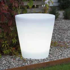 LED-Blumentopf Assisi beleuchtet Ø 37 cm