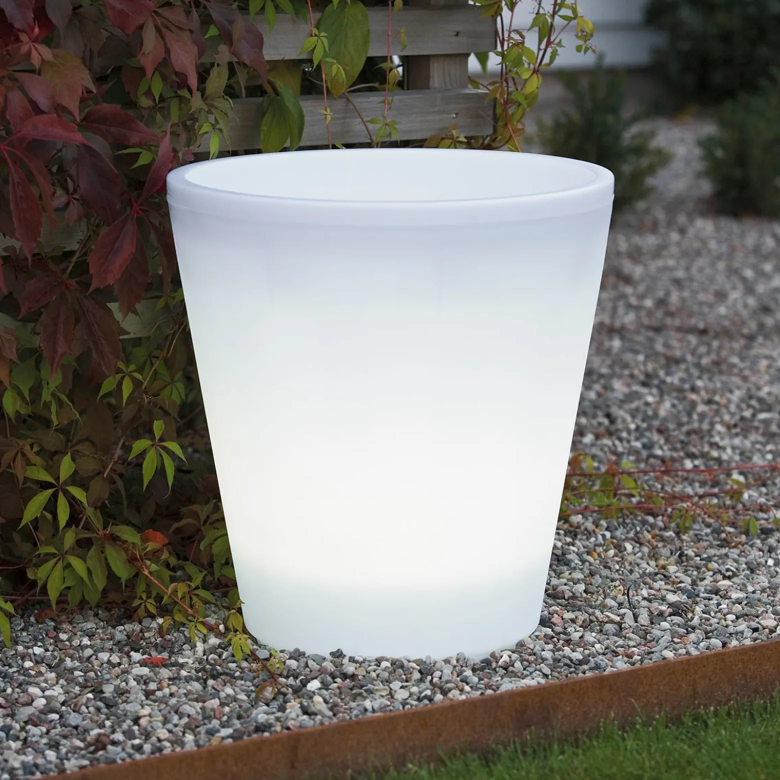 LED-Blumentopf Assisi beleuchtet Ø 37 cm