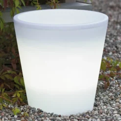 LED-Blumentopf Assisi beleuchtet Ø 28 cm