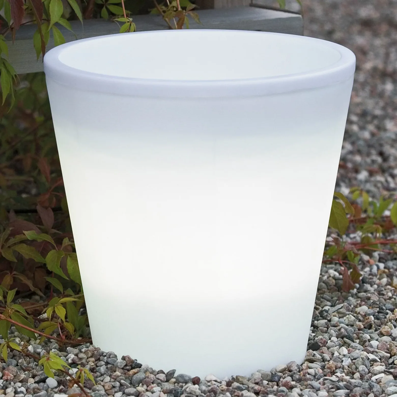 LED-Blumentopf Assisi beleuchtet Ø 28 cm