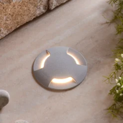 LED-Boden-Einbauleuchte Ceci 120-3L grau CCT