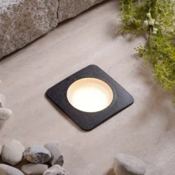 LED-Boden-Einbauleuchte Ceci 120-SQ schwarz CCT