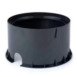LED-Bodeneinbauleuchte Gea, Ø 18 cm, 3000K, Edelstahl