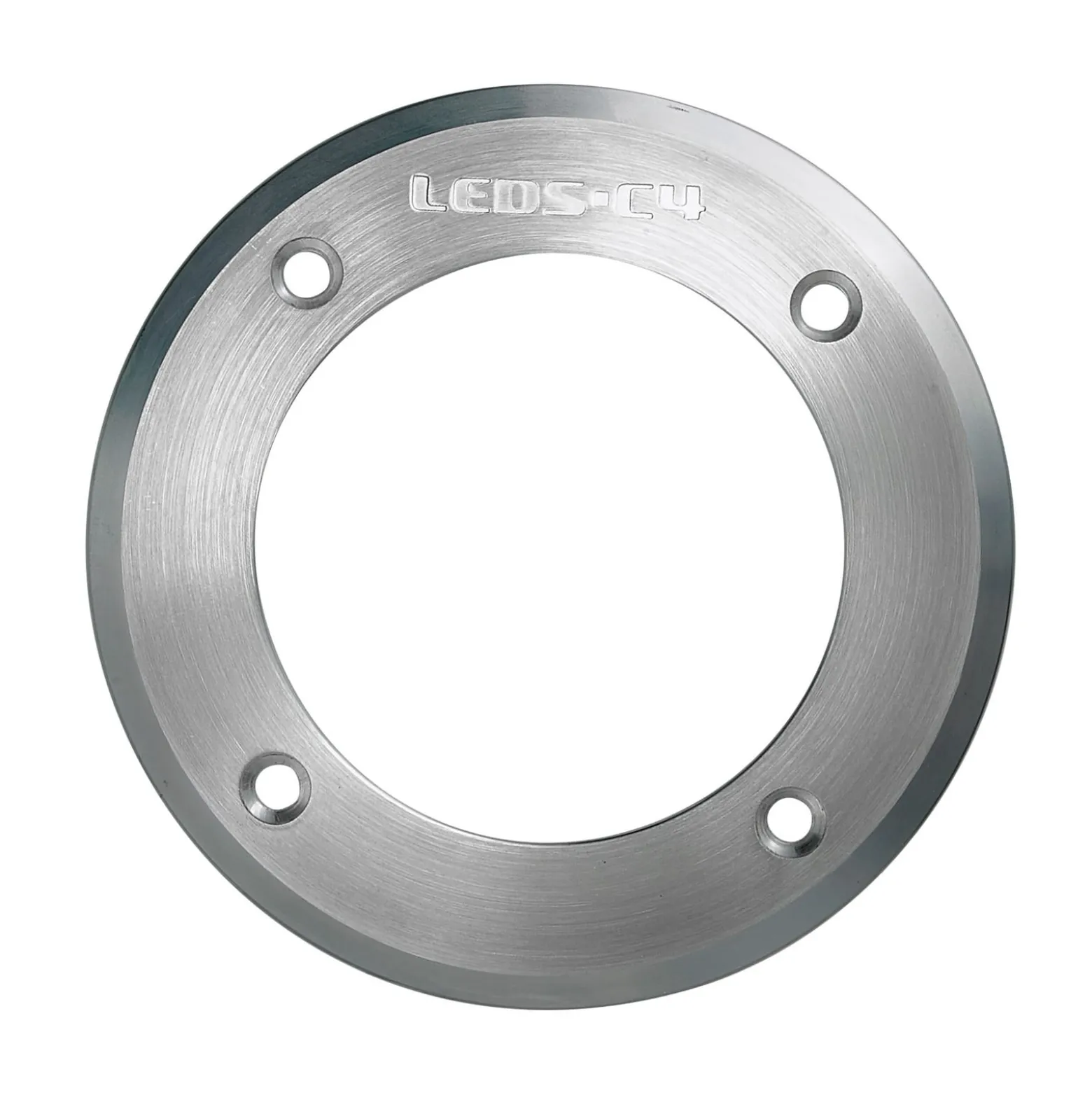 LED-Bodeneinbauleuchte Gea, Ø 18 cm, 3000K, Edelstahl