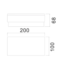 LED-Bodeneinbauleuchte Tabit, 10 x 20 cm, begehbar