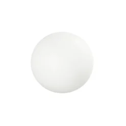 LED-Bodenleuchte Oh!, Ø 28 cm, E27, Polycarbonat, weiß