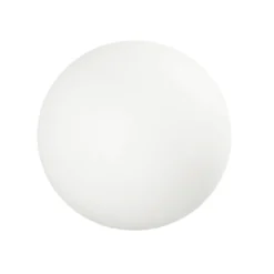 LED-Bodenleuchte Oh!, Ø 55 cm, E27, Polycarbonat, weiß