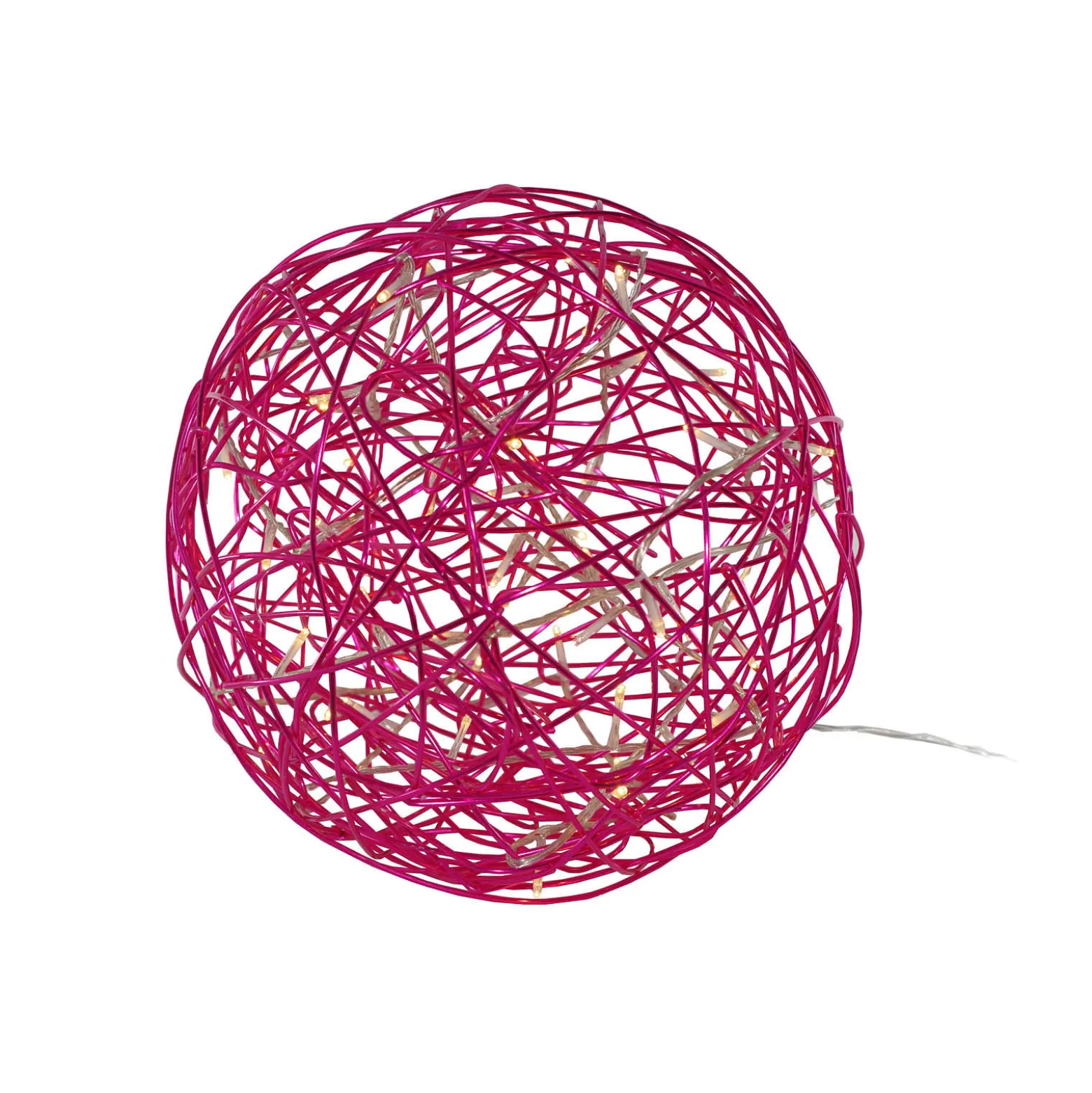 LED-3D-Design-Kugel Galax Fun, Ø 30 cm, fuchsia