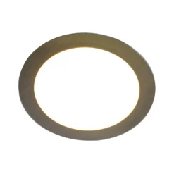 LED-Deckeneinbaulampe DYNAMIC FAR 68 edelstahl Ø 7,5 cm 24 V